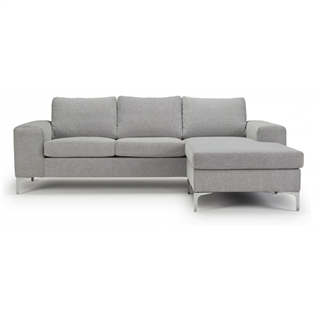 Kragelund Furniture | Shea FLIP Sofa med chaiselong | Grå stof
